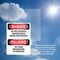 Signmission Do Not Operate Maintenance Bilingual Danger Sign, Vinyl Decal, 7in W x 10in L, 2PK OS-2PACK-DS-D-710-VS-1154 - alternate 3